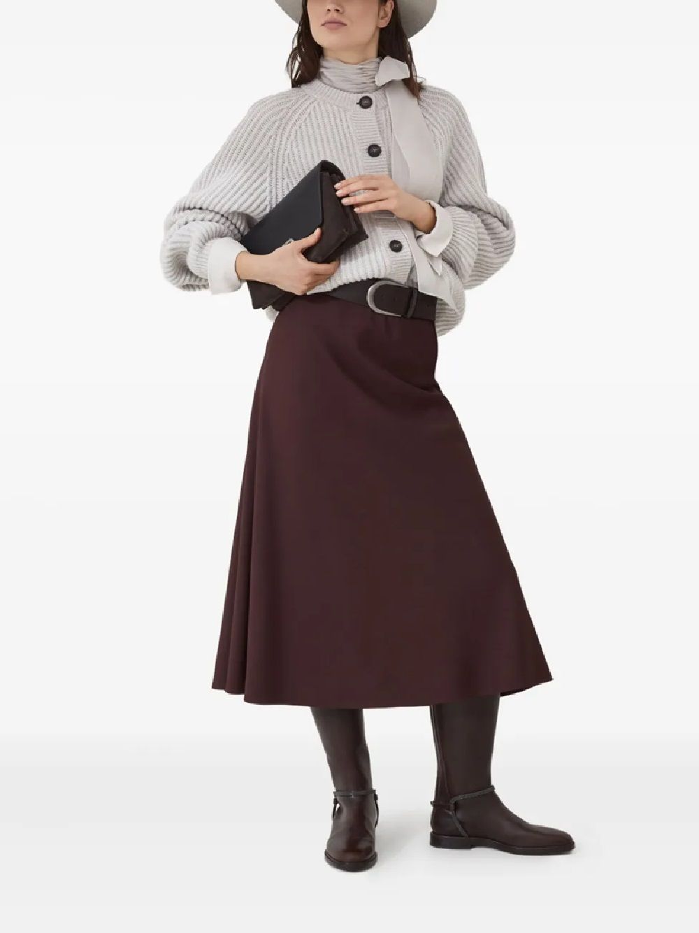スカート BRUNELLO CUCINELLI MB143G3634 Skirts Gonna BRUNELLO CUCINELLI FW25 Skirt - Elegant and Timeless